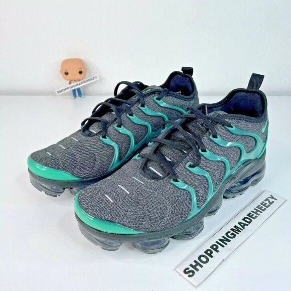 [US 9] NIKE AIR VAPORMAX PLUS EAGLES Running Shoes Gray Emerald Green - Picture 1 of 10